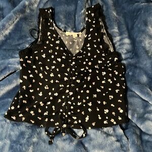 Never warn, I have had it for a year or two. No stains or holes.